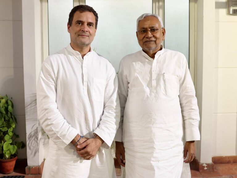 मिशन 2024 : राहुल गांधी से मिलकर नीतीश ने शुरू की विपक्षी एकता की शुरुआत 